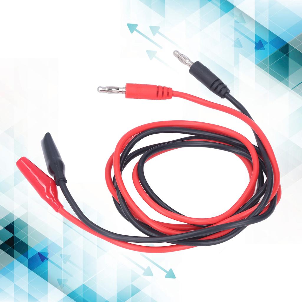 Crocodile Clip Test Leads Banana Plug Multimeter Electronic Power Tester 2000V 20A 41in 104cm
