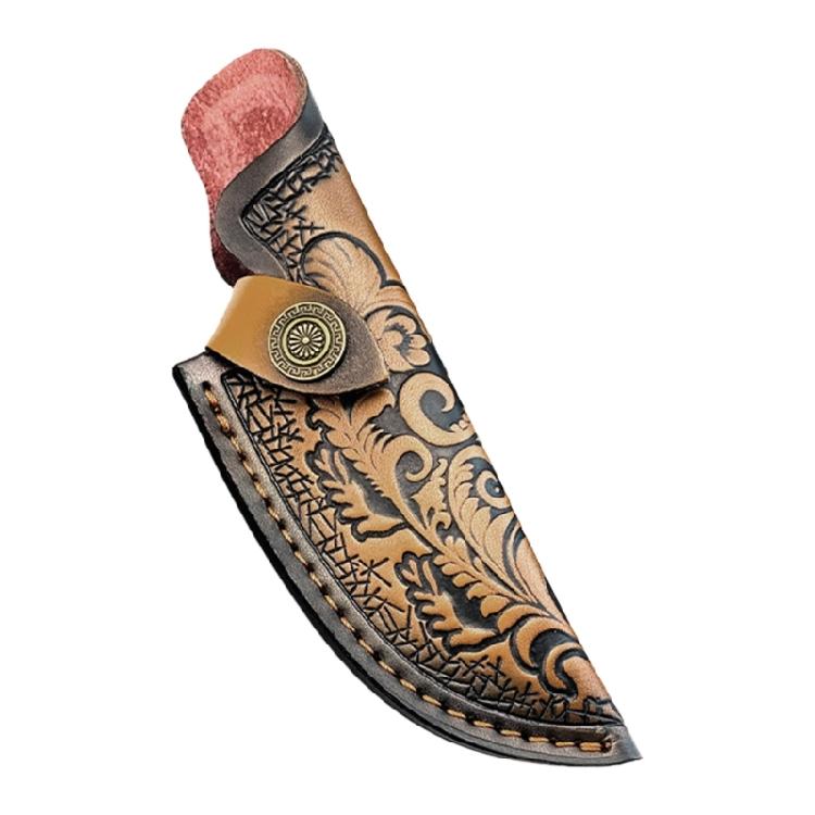 Fundas de Cuero para Cuchillos Fijos Cubierta para Cuchillo de Caza Gruesa Equipo para Amantes del Aire Libre