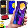 Custodia Tipo Portafoglio Per Oppo Reno 15F / 15F Fs - Copertura Bluemoon Stampa + Vetro 9H