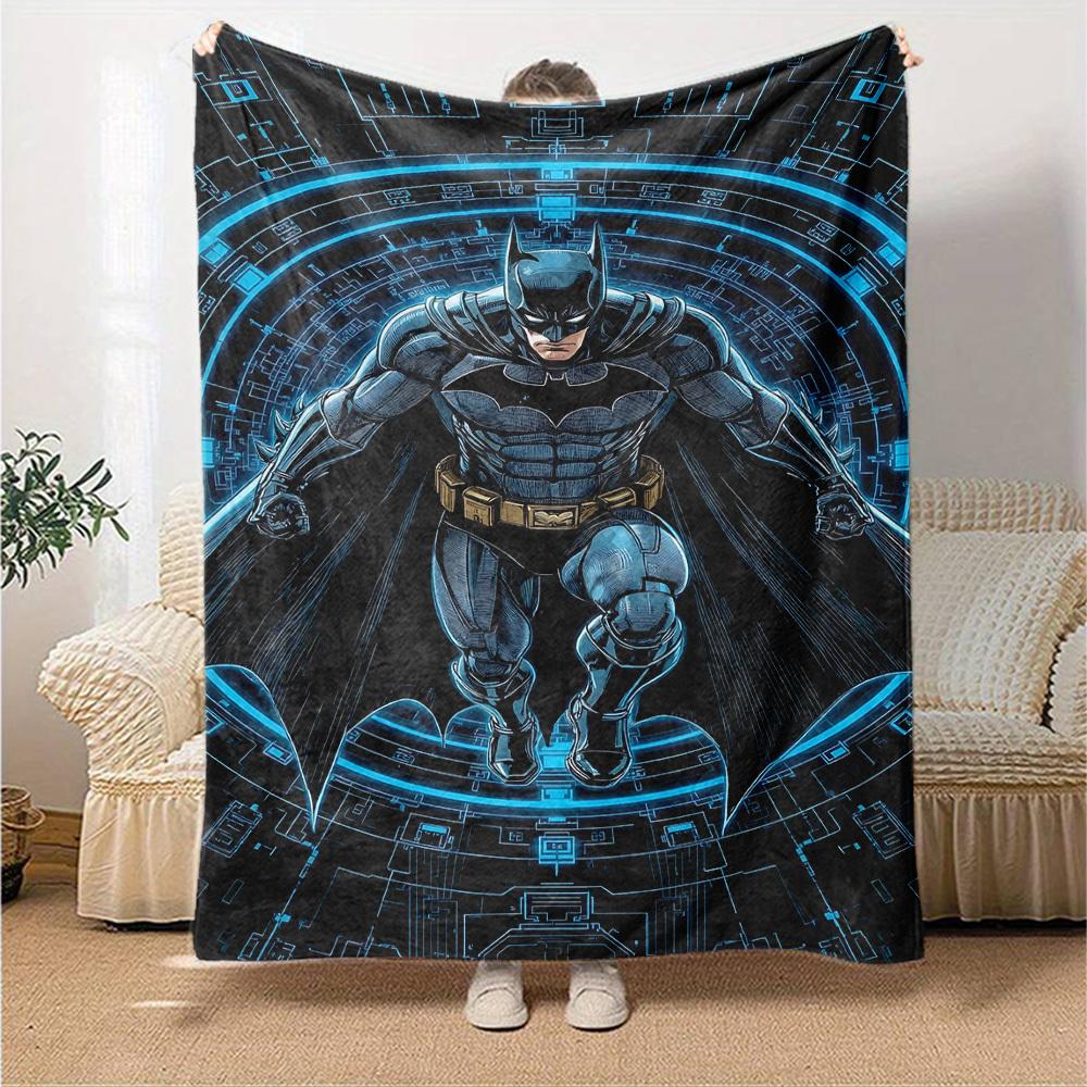1pc Awesome Batman Flannel Blanket - Soft Warm Throw for Home, Office, TravelL1318
