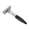 Shaving Razor Double Edge Blade Retro Safety Razor Stainless Steel Men Manual ShaverBlack
