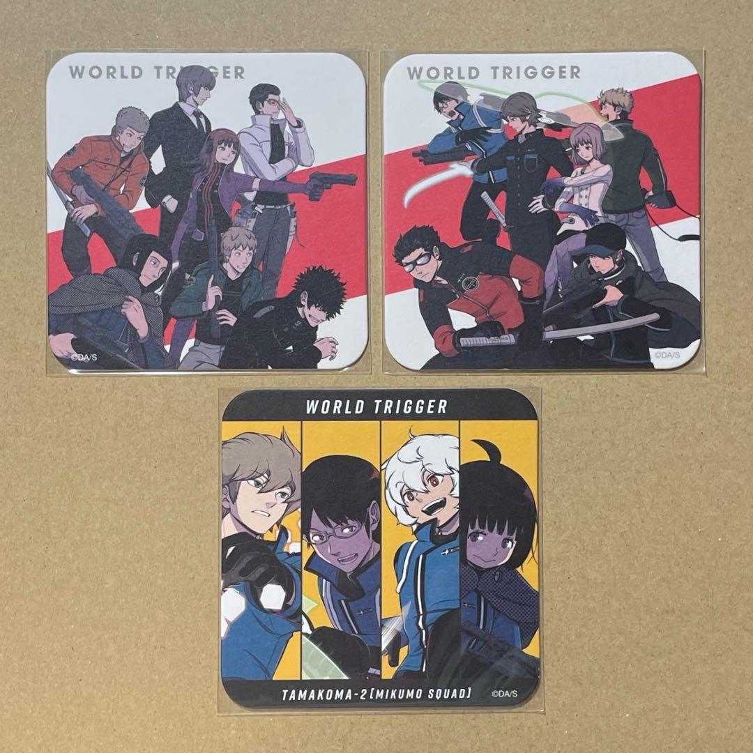 [USED] World Trigger Art Coaster Coaster Bonus Item