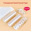 Transparent Adhesive Tape Stationery Clear Hand-teared Tape Single-sided Strong Sticky Typo for