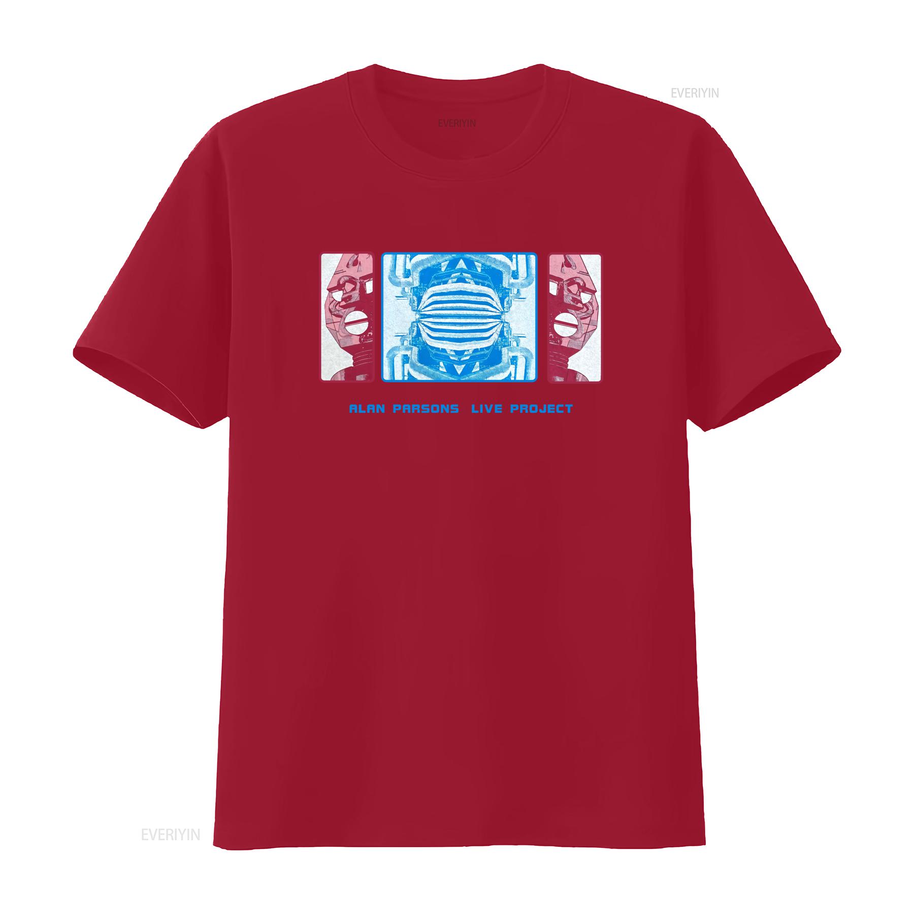 

Vintage 90s Alan Parsons Live Project Concert Tour T Shirt Available in S 5XL vintage Washed Versatile homme Stylish Stretched S