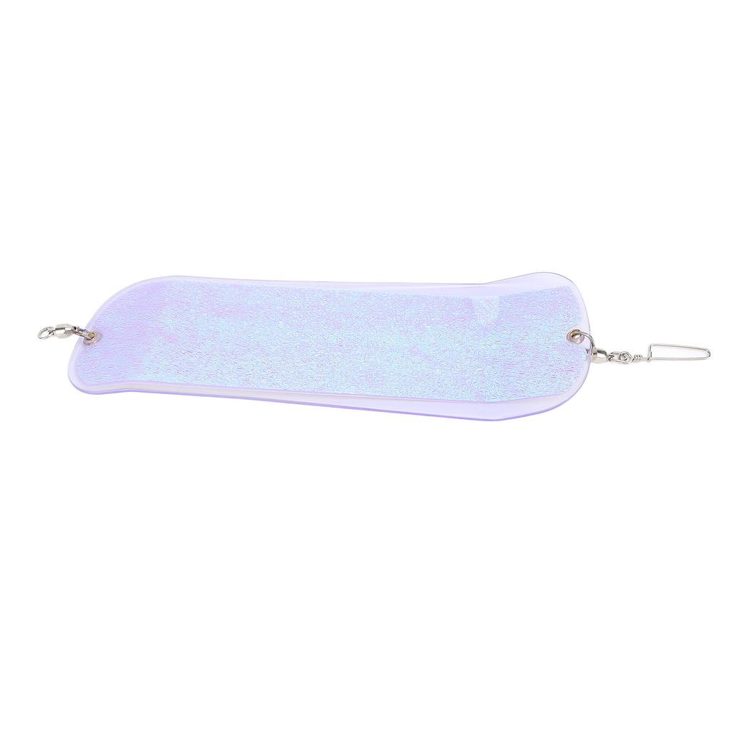 Fishing Flasher ABS Underwater Double Sided Luminous Swivel Diving Board Flasher for Sea Fishing Trolling Accessories