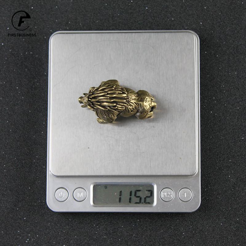 Vintage Copper Small Wild Boar Figurines Retro Brass Animal Crafts Ornaments Tea Pet Desk Decoration Home Decor Accessories Gift