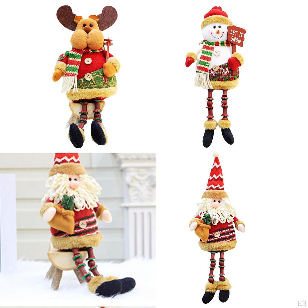 Christmas Ornament Figurine for Xmas Decor Fireplace Home Decoration Birthday Gifts