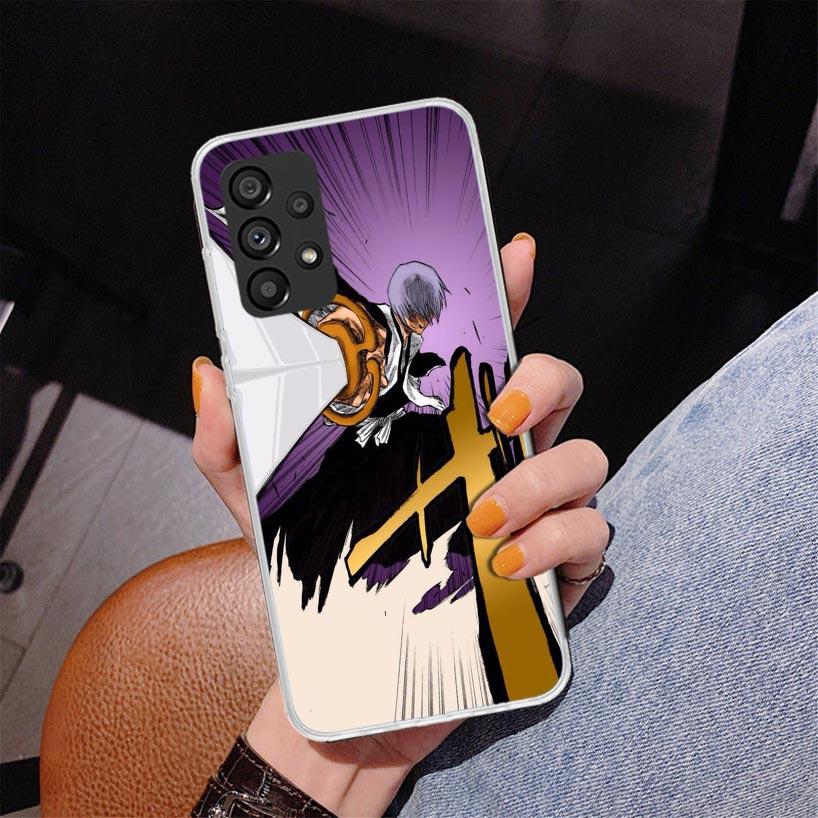 Japanese Anime Bleach Phnoe Case for Samsung Galaxy A17 A37 A57 A16 A26 A36 A56 A15 A14 A13 A55 A54 A53 A35 A34 A33 A25 A24 A23