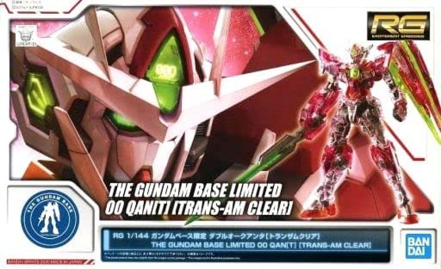 

RG 1/144 Gundam Base Limited Double O Quanta [Trans-Am Clear] Mobile Suit Gundam 00 (Double O)