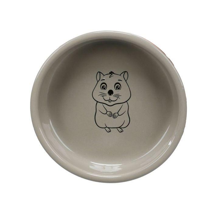 Gamelle nourriture et eau hamster Snufy taupe