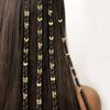 50PCS Hollow Dirty Braided Hair Rings Vintage Style Alloy Hair Rings Set - Hollow Out Round Hair Accessories for Women and Girls,