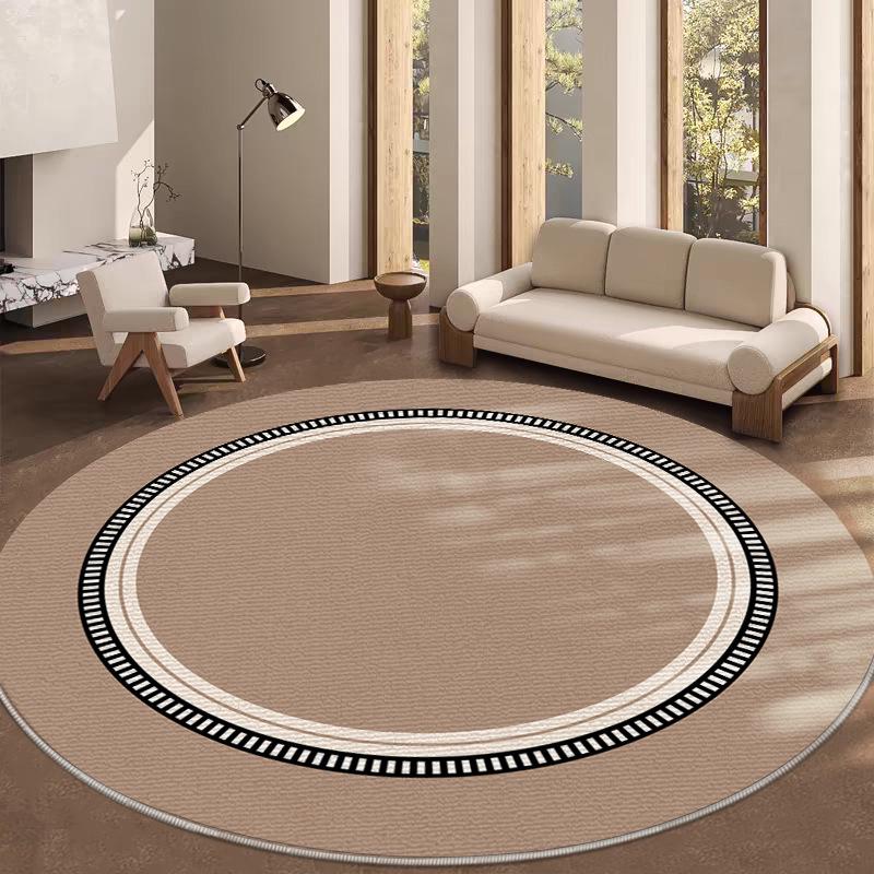 

Современный круглый бархатный коврик для пола — идеально подходит для гостиных, спален и журнальных столиков, идеален для осени и зимы. 60 cm diameter round