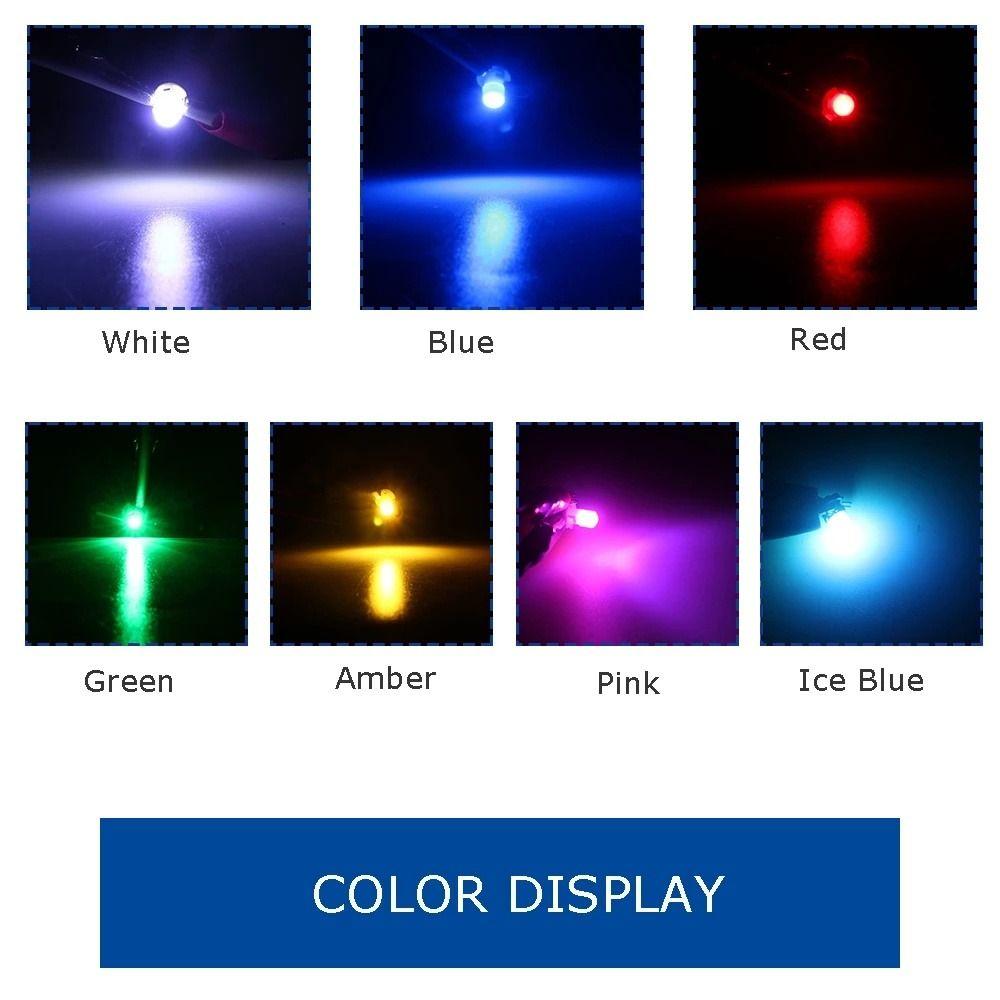 Wedge Light Central Control Lamp Instrument Panel Lights Dashboard Indicator Lights Car LED Lights