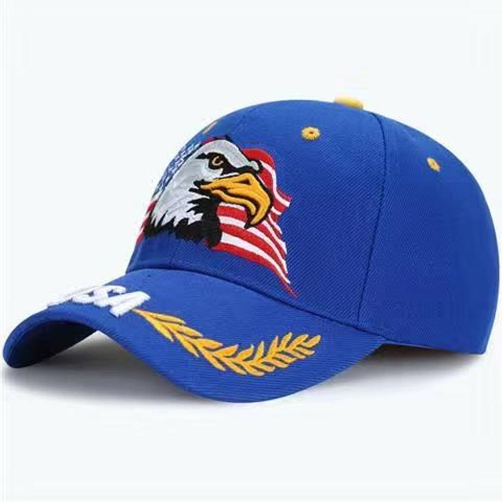 Unisex USA Eagle Embroidery Baseball Caps Spring and Autumn Outdoor Adjustable Casual Hats Sunscreen Hat