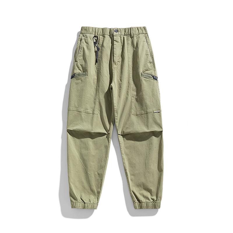 Men's Trousers, Long Pants, Work Pants, Japanese Retro Design, Fashionable, Simple and Versatile