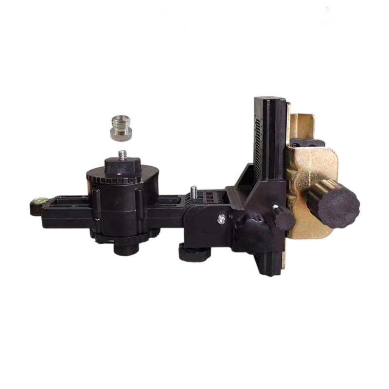 Precisions Adjustable Lasers Level Mount With 360 Rotations & Double Clamps Great For Accurate Alignment In Tight Space