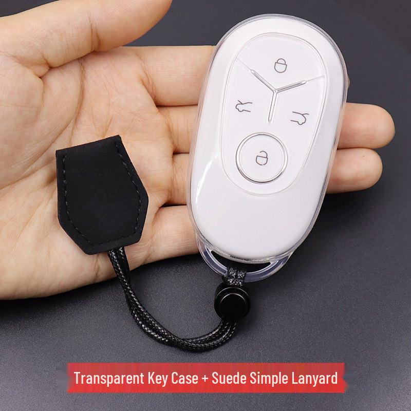 Ultra-thin Transparent Key Case for Geely Vision 2024-2026 Models