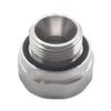 Thread Size Oil Drain Valve Adapter Silver A-211 27mm-2.0