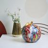 NORTHEUINS Harz Graffiti Apfel Ornament Bemalte Handarbeiten Zuhause Wohnzimmer Schlafzimmer Schreibtisch Büro Dekor Accessoires Kunst Skulptur