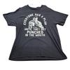 Mike Tyson Tröja Herr XL Svart Har En Plan Citat Grafisk T-shirt Boxning Etikettlös Unisex T-shirt