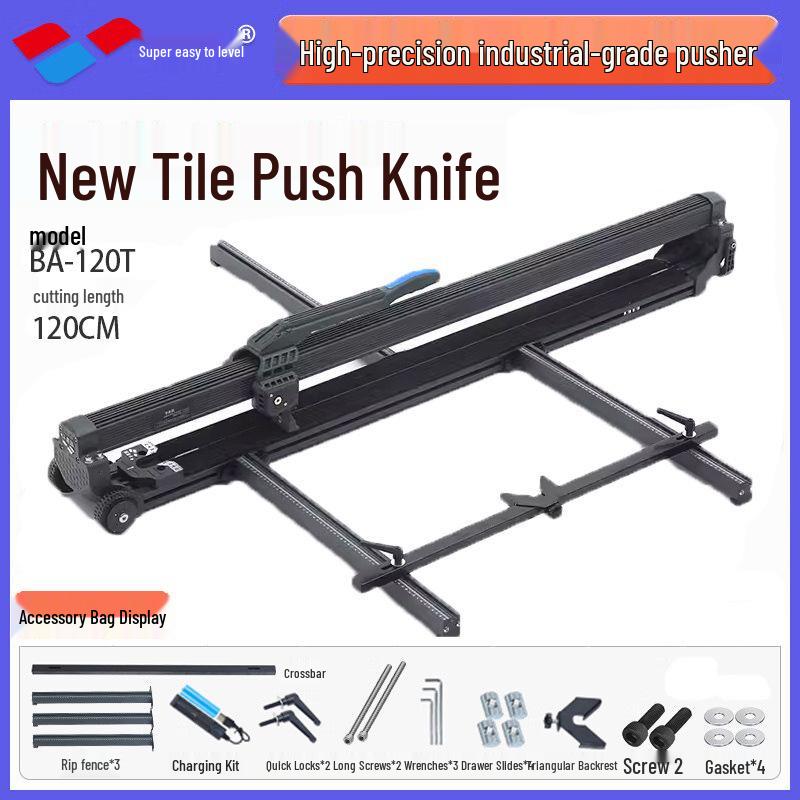 

High Precision Industrial Tile Cutter Push Knife for Easy Flat Tile Cutting Cut 0.8m Tile, 9cm Base