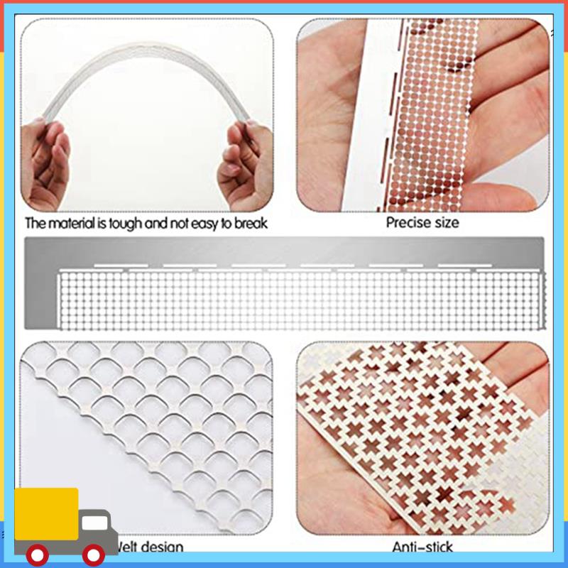 Versatile-1Set Diamond Painting Ruler Stainless Steel Mesh Ruler 216 400 520 599 699 800 1020 Blank Grid 5D Diamond Art Ruler