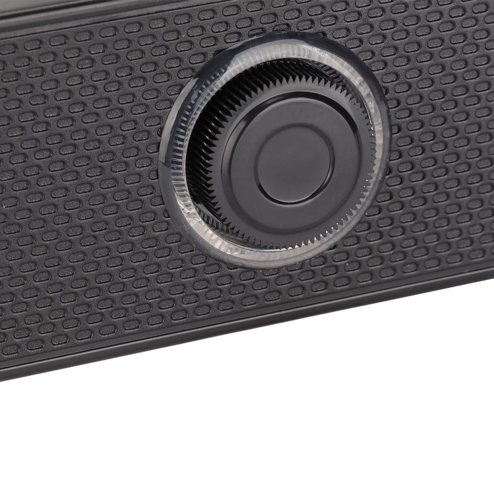 With Volume Control Computer Speaker USB Powered Soundbar Wired Connection  TV Entertainment