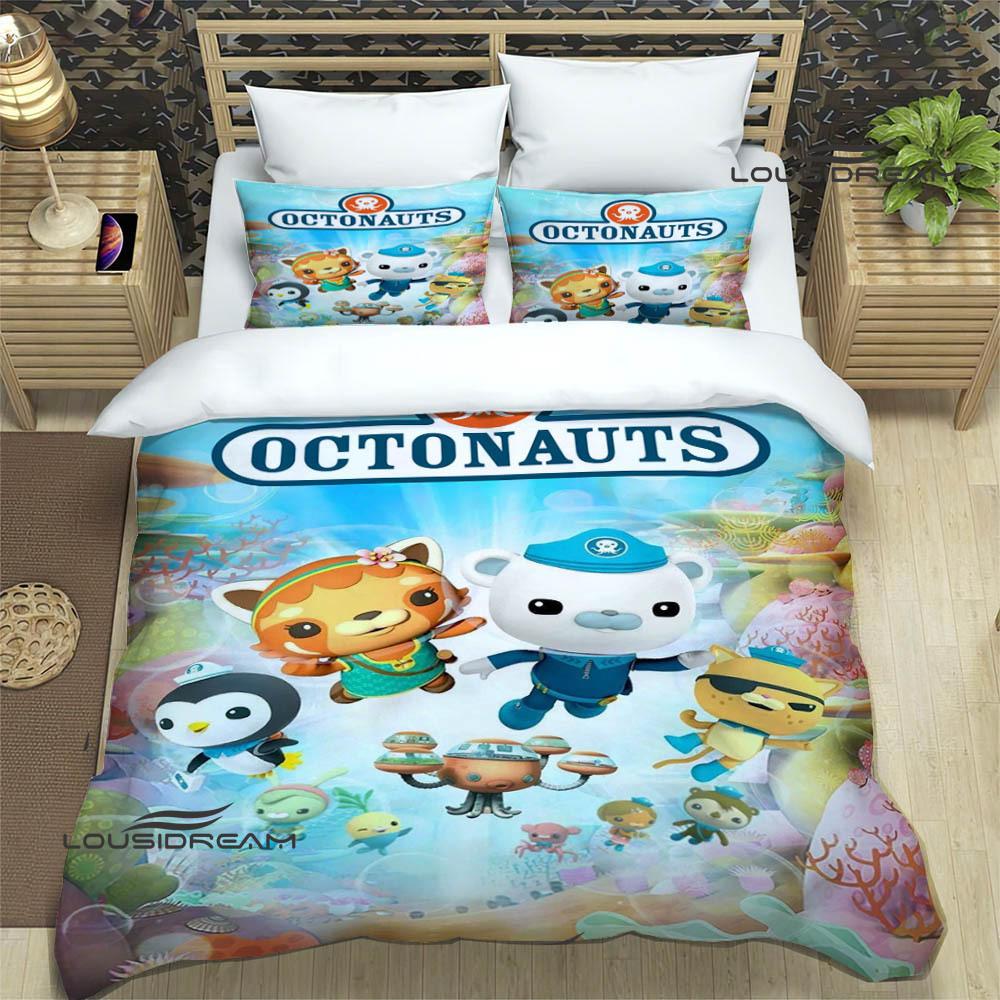 3D The-Octonauts Printed Bedding Sets Exquisite Bed Supplies Set Duvet Cover Comforter Set Bedding Set Luxury Birthday Gift