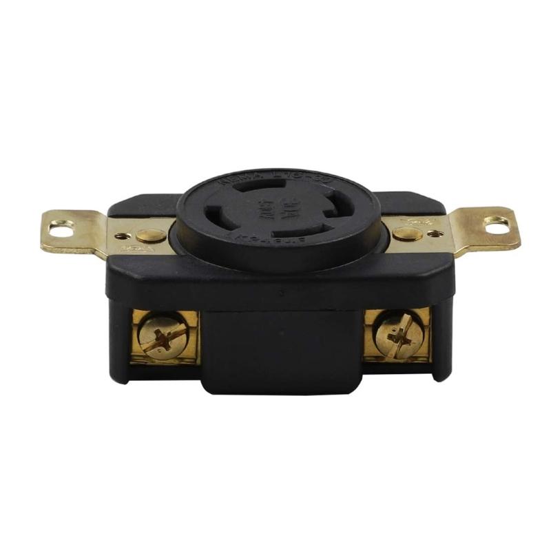 2Pcs 30R Locking Power Connector 480 Voltage 30Amp Strong Generator Port for Heavy Duty Generator Applications