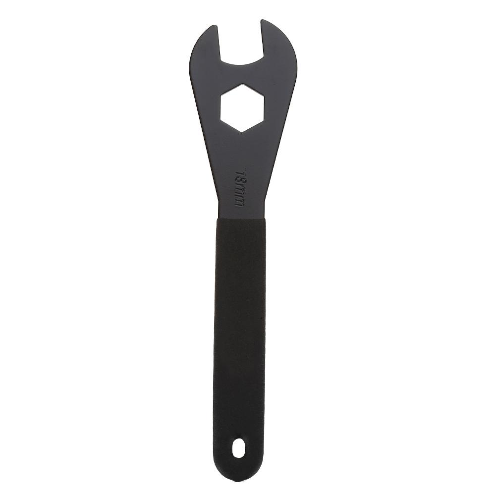 Durable Multi Function Carbon Steel Cone Wrench Spanner Bike Bicycle Repair Tool(18mm)
