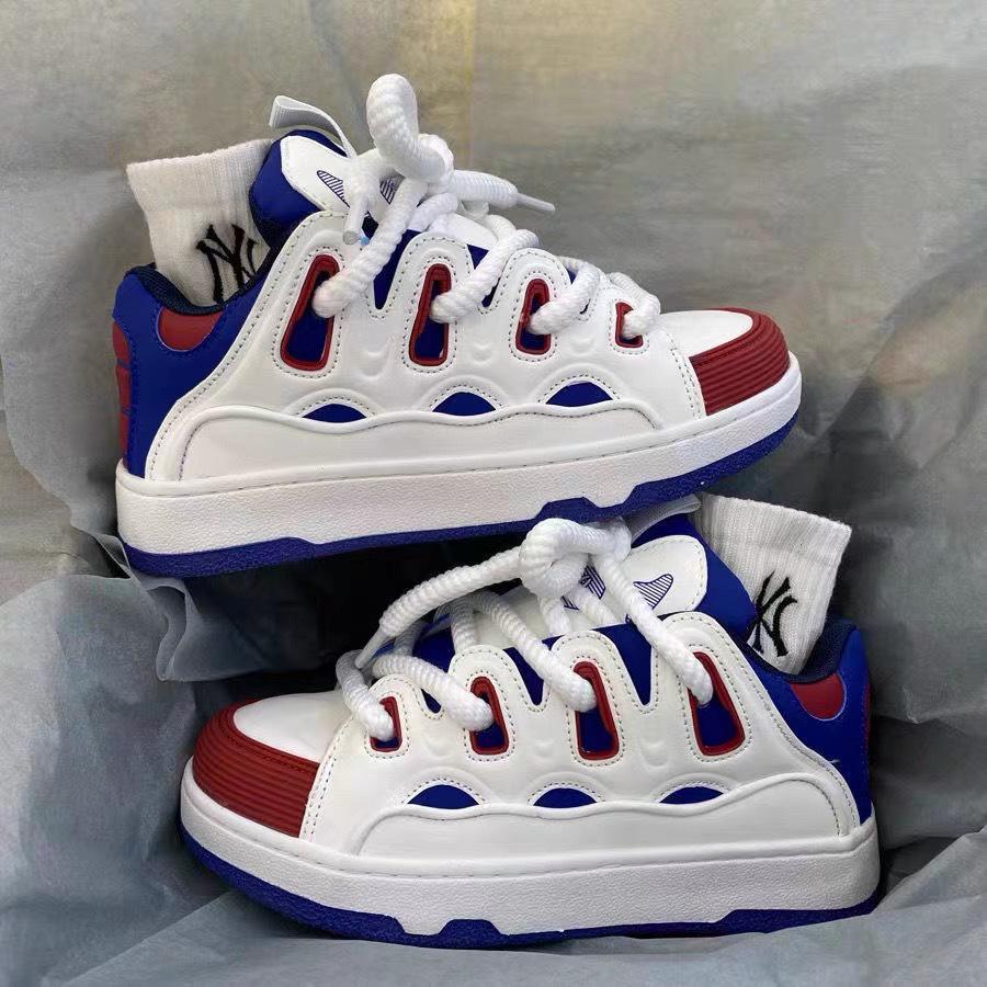 Unisex American High Street White Canvas Loafers - Trendy Spring Height-Increasing Casual Sneakers