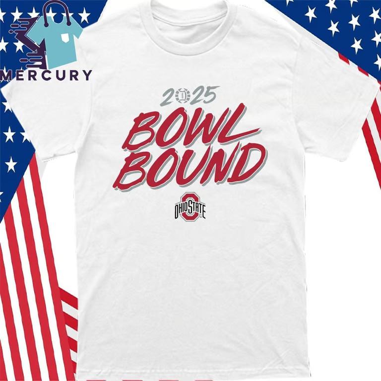 2025 Bowl Bound Buckeyes Football Shirt Unisex T-Shirt M