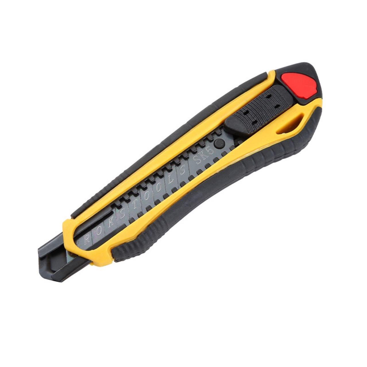 

Large 18mm Art Knife Heavy Stainless Steel Thickened Multi-Purpose Wallpaper Knife Tool Stationery Cutting Supplies чёрный