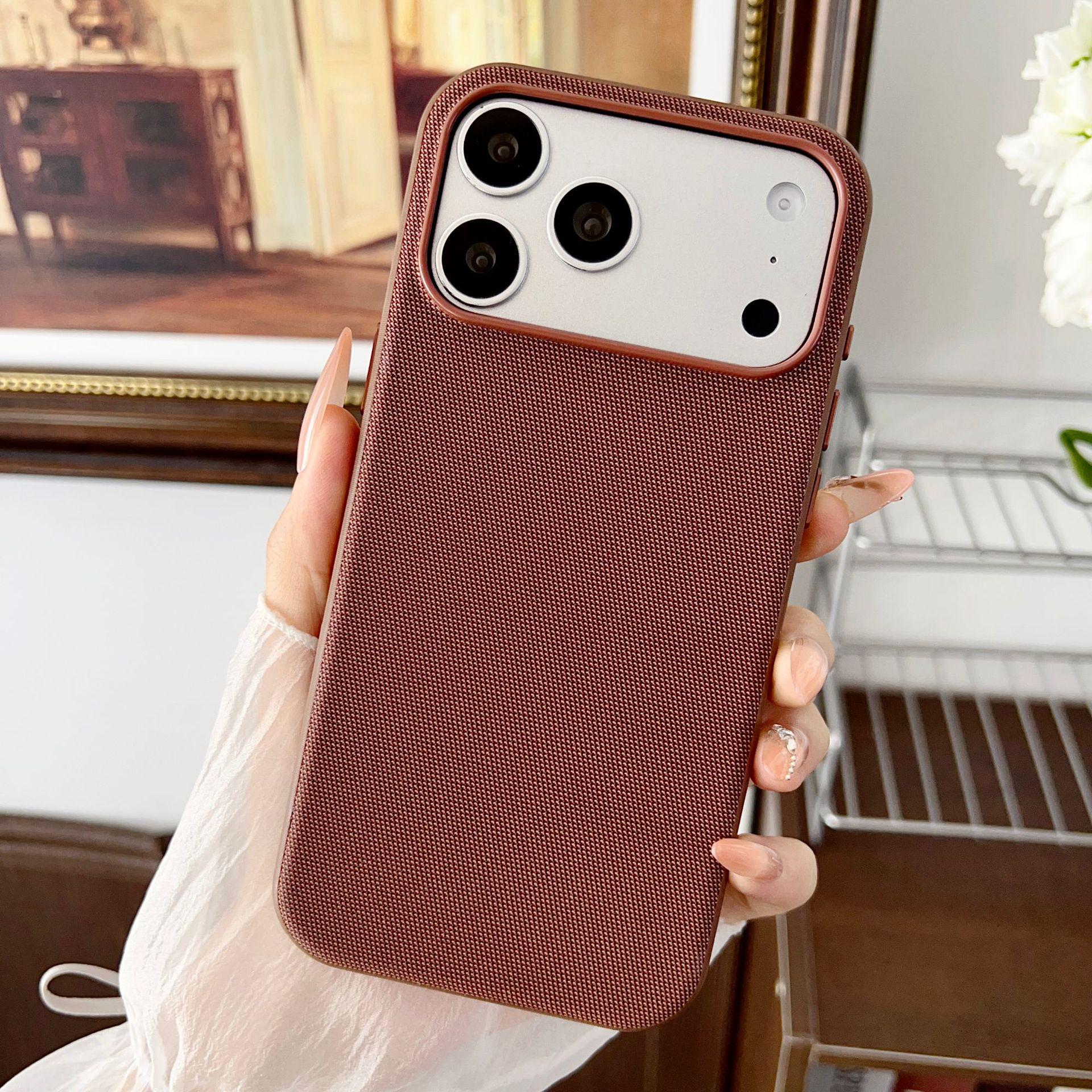 iPhone 17 Pro Max Fabric Case: Magnetic Tech Matte Protective Cover iPhone 17