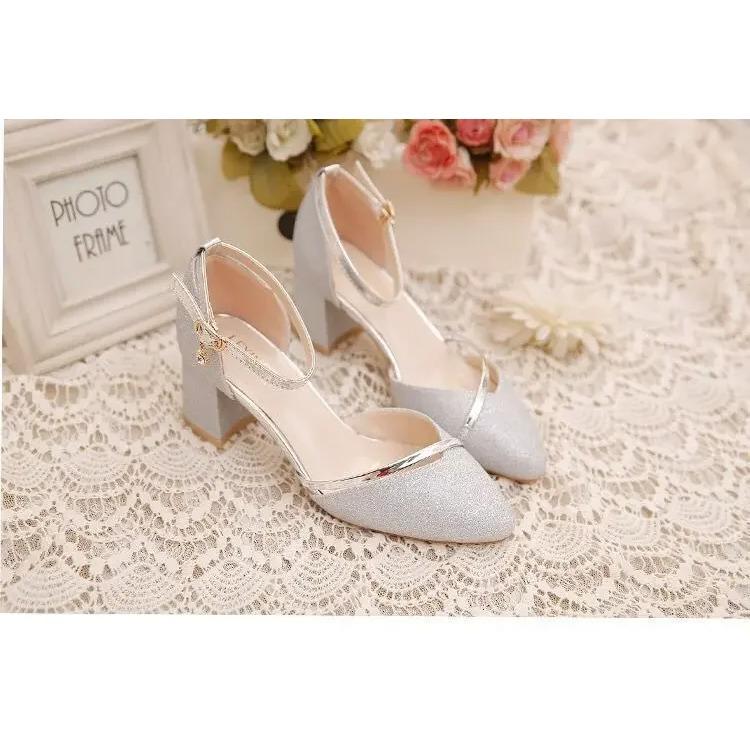 Women Casual Spring & Summer Clip High Quality High Heel Shoes Female Sexy Party Night Club Shoes Lady Cool Wedding Shoes 2024
