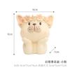 Animal Succulent Flowerpots Desktop Decoration Home Cartoon Bonsai Resin Succulent Small Flowerpots Micro-landscapes Flower Pots