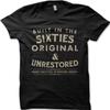 BIRTHDAY Biker 1960's Built In the Sixties Unrestored Motorcycle T-shirt 9150