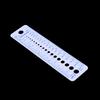Plastic Knitting Needle Gauge Ruler Inch Cm Sewing Tools US UK Canada Sizes 2 10mm