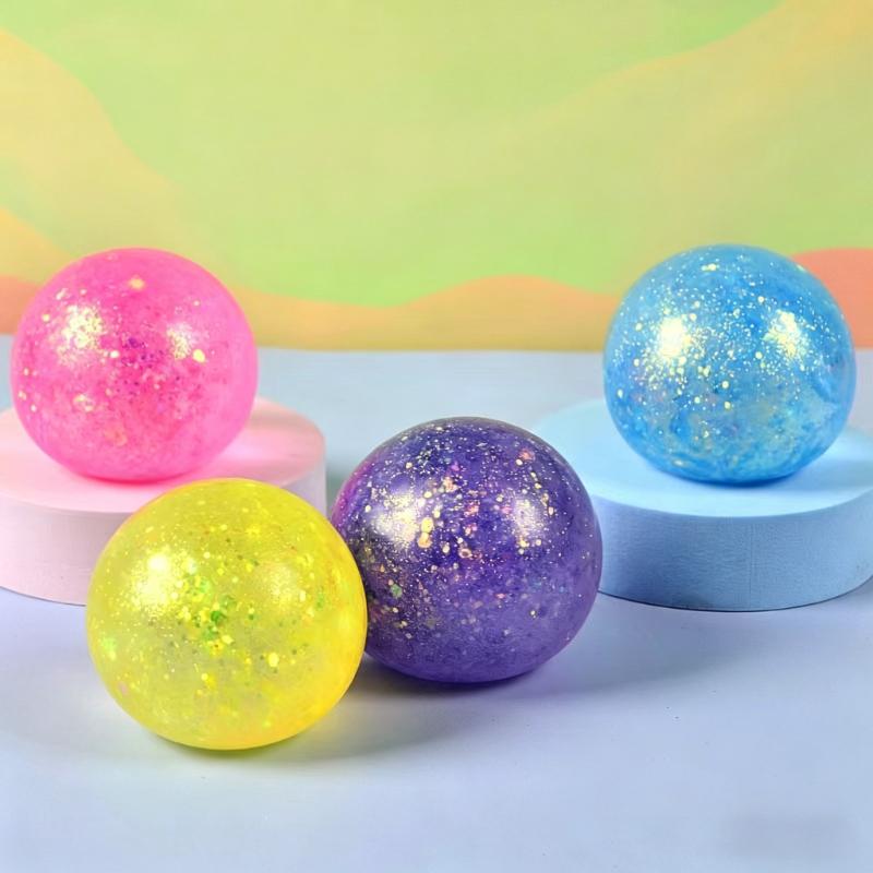 Slow Rising Maltose Colorful Aurora Fidget Squishes Slow Rebound Squishy Stress Ball Soft Venting Stress Ball Squishy Toys