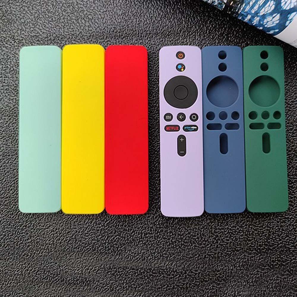 Soft Silicone Remote Control Shockproof Protective Case for Xiaomi Mi Box S/4X Remote TV Stick Cover Soft Plain Home Accessories