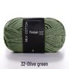 4-Ply Yimian Medium-Fine Milk Cotton Baby Yarn for Hand-Knitted DIY Projects