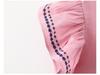 3078 Summer Girls' Korean Cotton Babydoll Dress: Short Puff Sleeves for Infants & Toddlers
