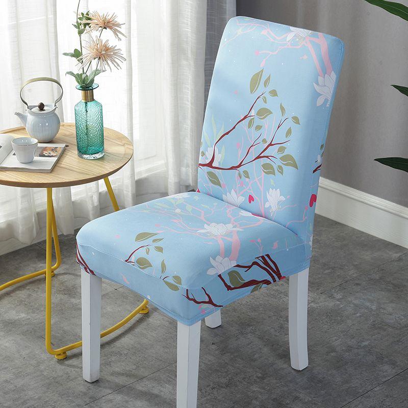 2 stk stoltrekk universal husholdningsstoltrekk elastisk spisestuestol putesett setetrekk krakktrekk