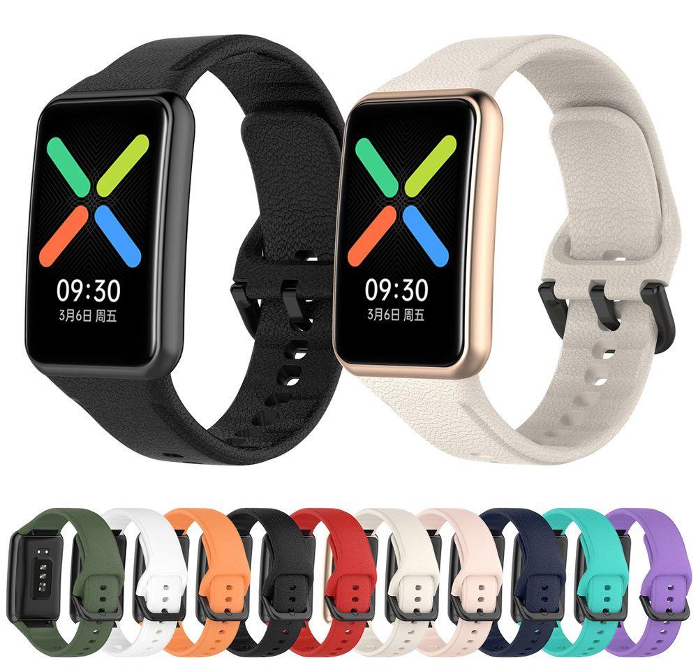 Bracelet de montre Bracelets de montre en silicone souple Pour OPPO Watch FreeBracelet de montre intelligent Bracelet Bracelet Bracelet Bracelet Bracelet de montre Ceinture de sport