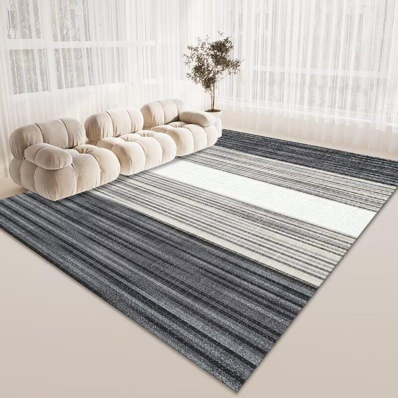 Simple Crystal Velvet Carpet, Living Room Sand And Coffee Table Carpet, Large Area Of Floor Mats Next To The Bedroom Bed