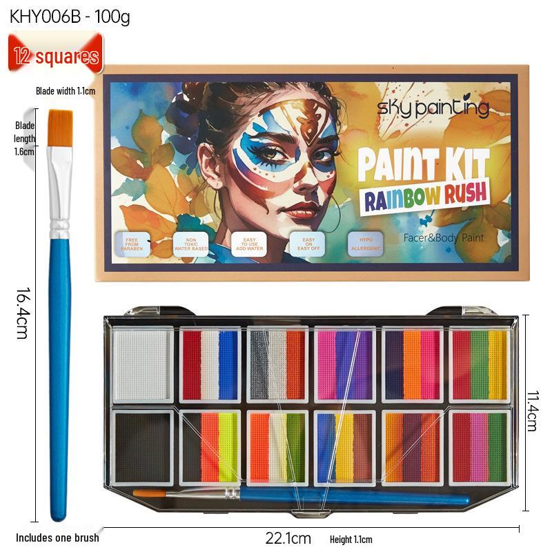 Children's Water-Soluble Face and Body Painting Set