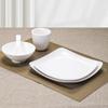 A5 Melamine Square Dinner and Serving Plate