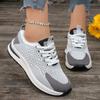 Women'S Casual Lightweight Sneakers  Spring Autumn Fashion Mesh Breathable Versatile Running Shoes Round Toe Walking Shoes