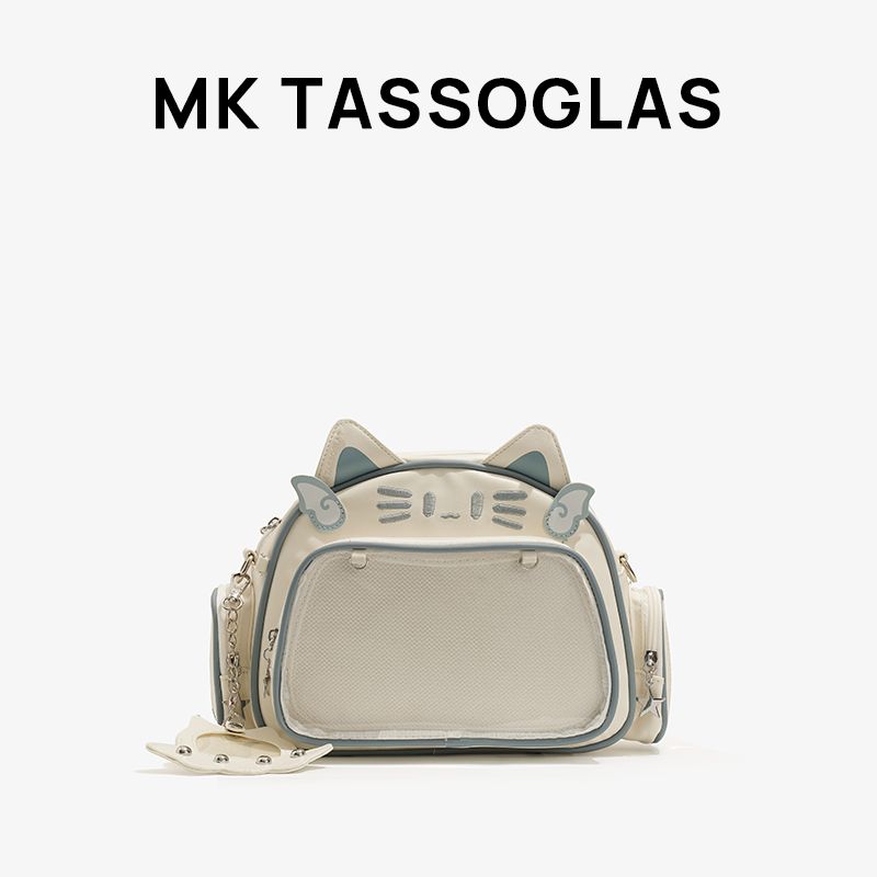 

Япония Mk Tassoglas Снек Объем Мультяшный Рюкзак Y2g Механический Кот Кросс-боди На плечо Сумка Три в одном Подарок на день рождения Blue and White