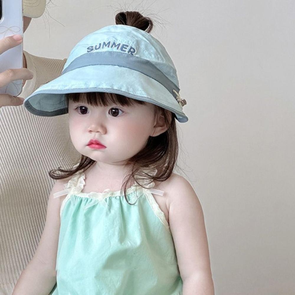 Quick-dry Kids Empty Top Cap Breathable Children Sunshade Hat Soft Baby Sun Hat Travel